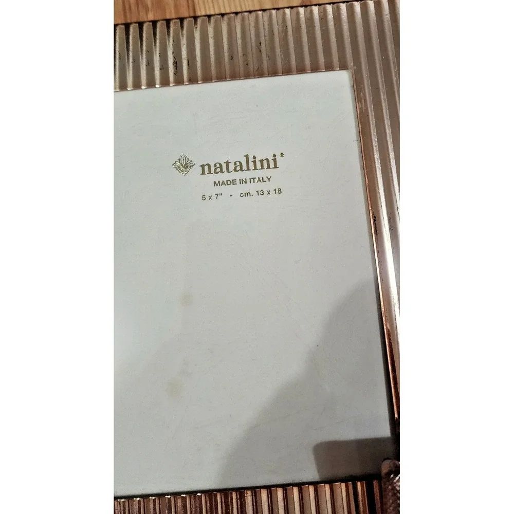 3 Rose gold Picture Photo Frames Natalini made in Italy Isaac Mizrah NY Dwell